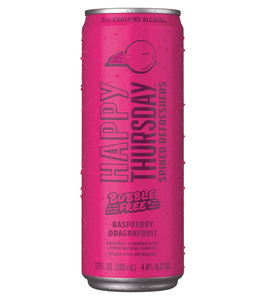 Raspberry Dragonfruit Happy Thursday Can